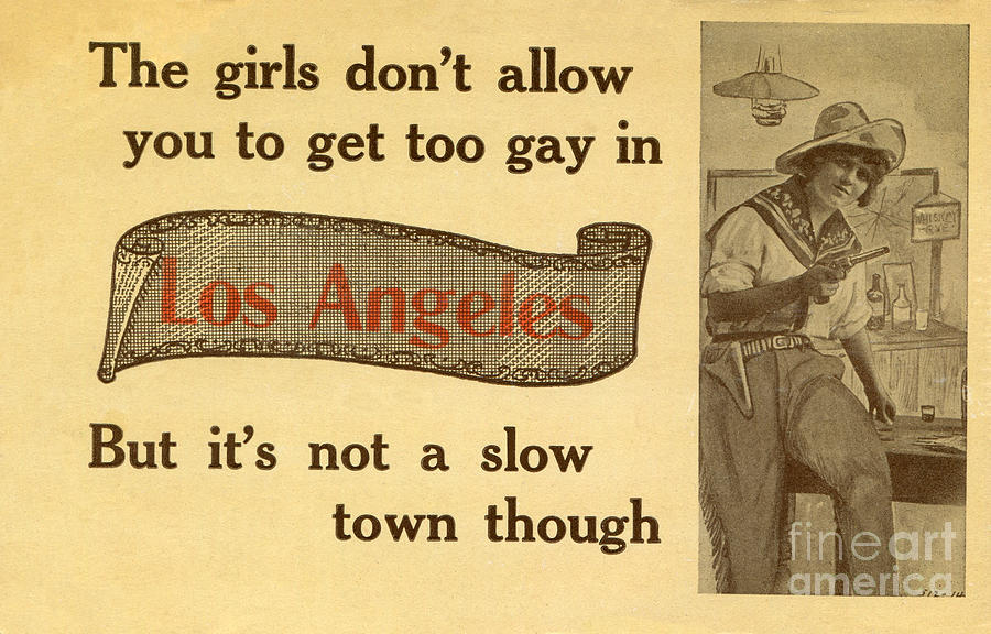 Bizarre Los Angeles Postcard Photograph By Sad Hill Bizarre Los Angeles Archive