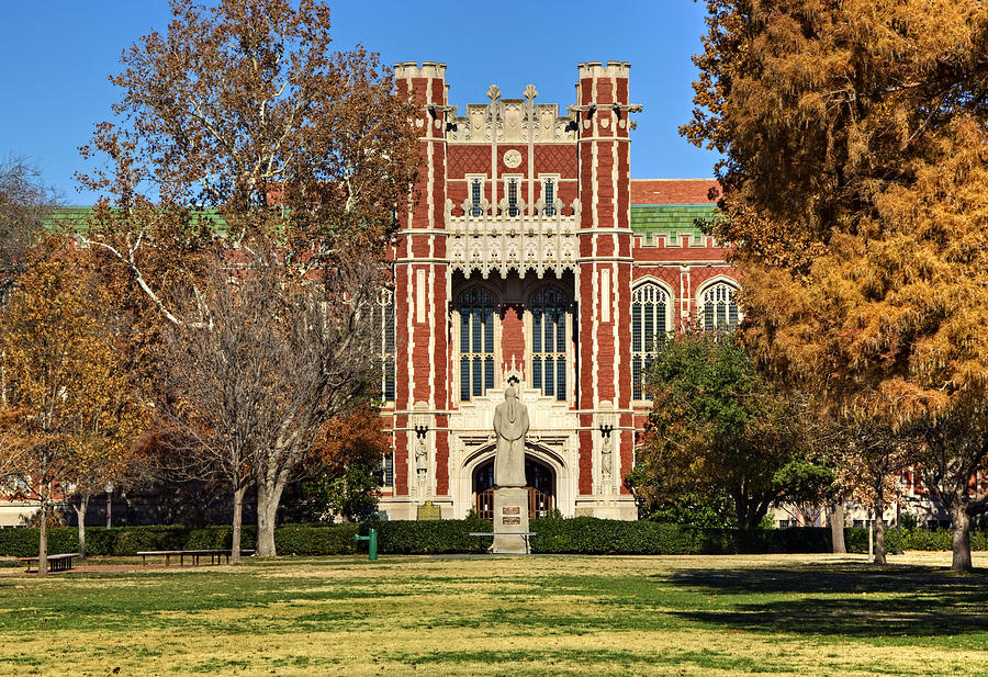 Architecture Photograph - Bizzell Memorial Library by Ricky Barnard