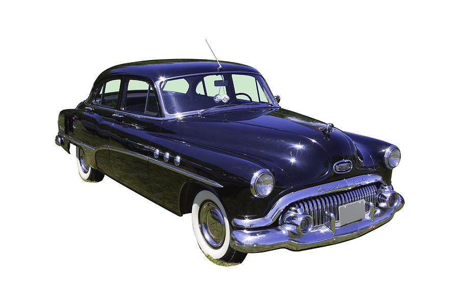 Black 1951 Buick Eight Antique Car Photograph by Keith Webber Jr
