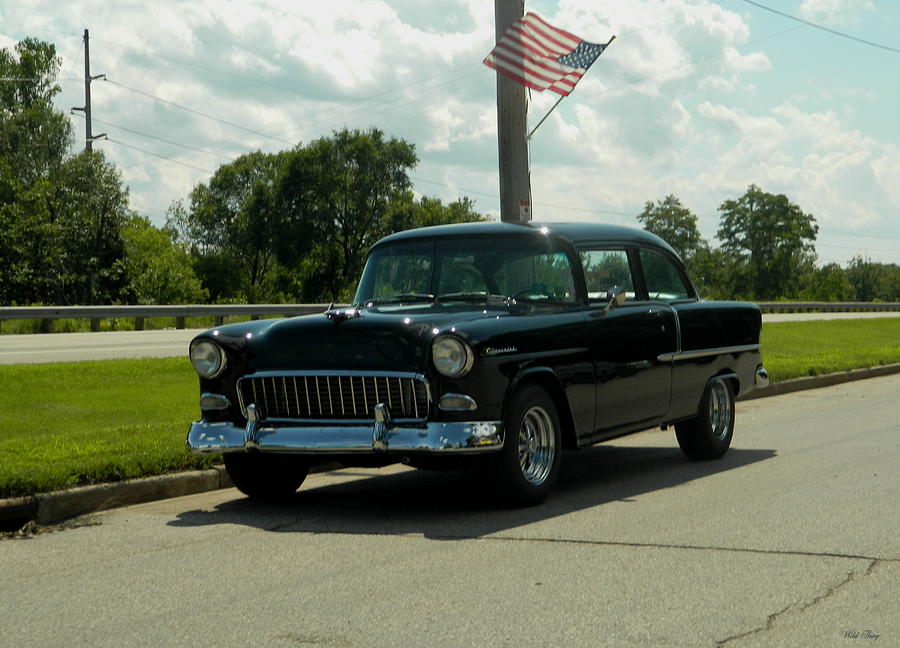 Old Black Chevy Photograph by Wild Thing