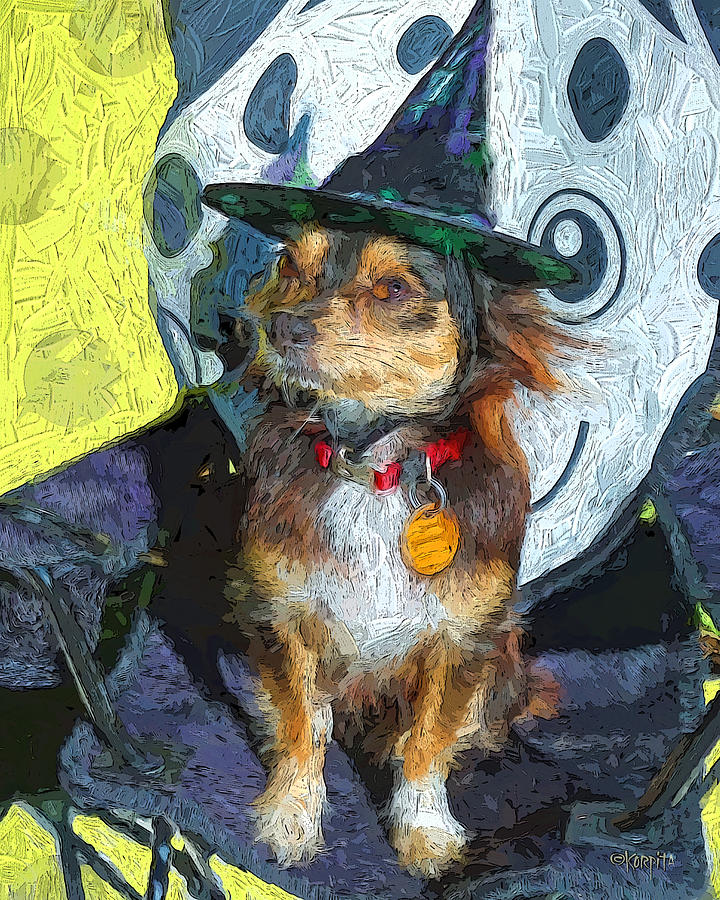 Black and Tan Chihuahua - Such a Good Little Witch Photograph by Rebecca Korpita