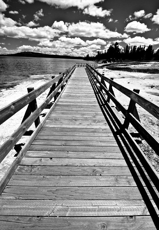 Black and White Bridge Photograph by Crystal Wightman
