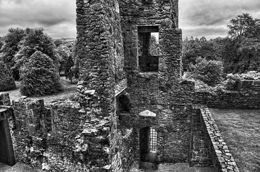 Black and White Castle Photograph by Sharon Popek
