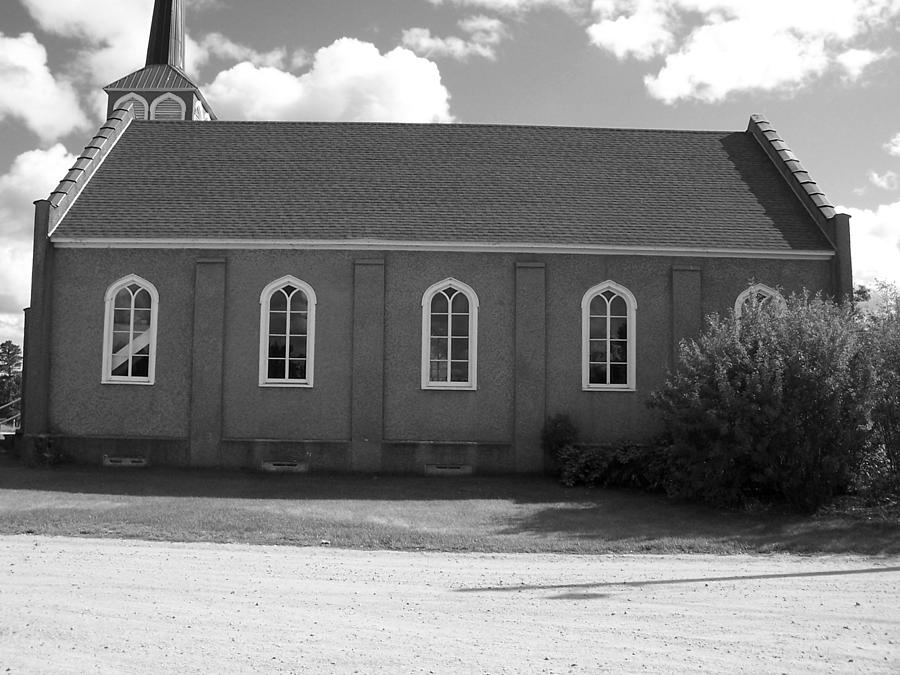 Black and White Church Photograph by Harper Eichten