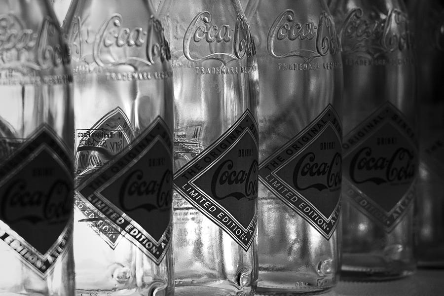 Black and White Coke Bottles Photograph by Martin Cline - Pixels