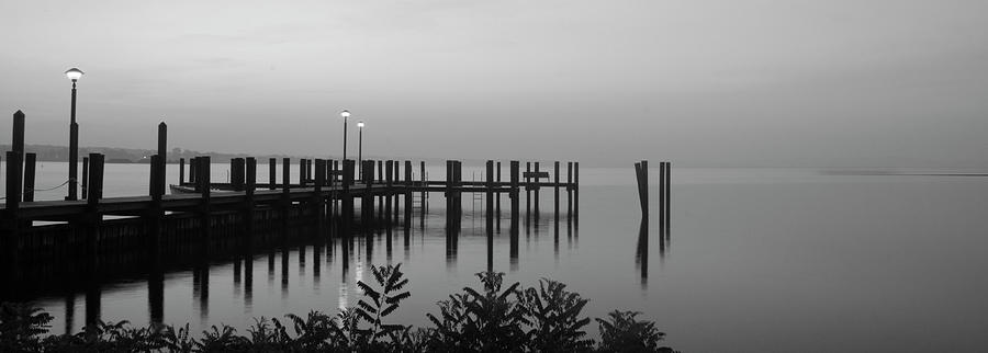 Black and White Dock Photograph by Crystal Wightman