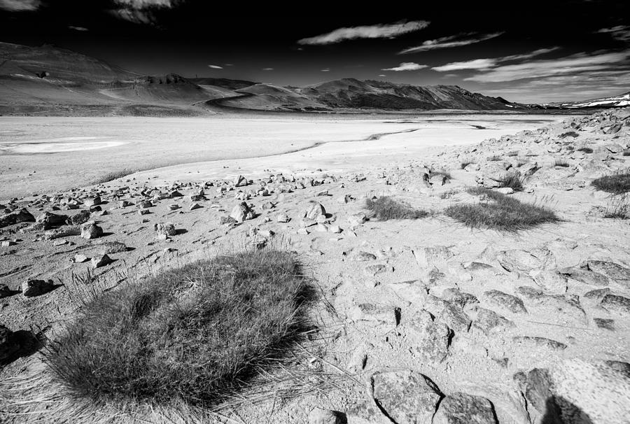 Black and white landscape Iceland Namaskard Photograph by Matthias ...