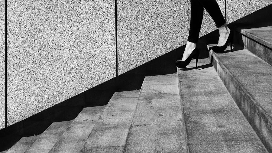 Street Photograph - Black And White by Mikhail Potapov Street Photograph - Black And White by Mikhail Potapov
