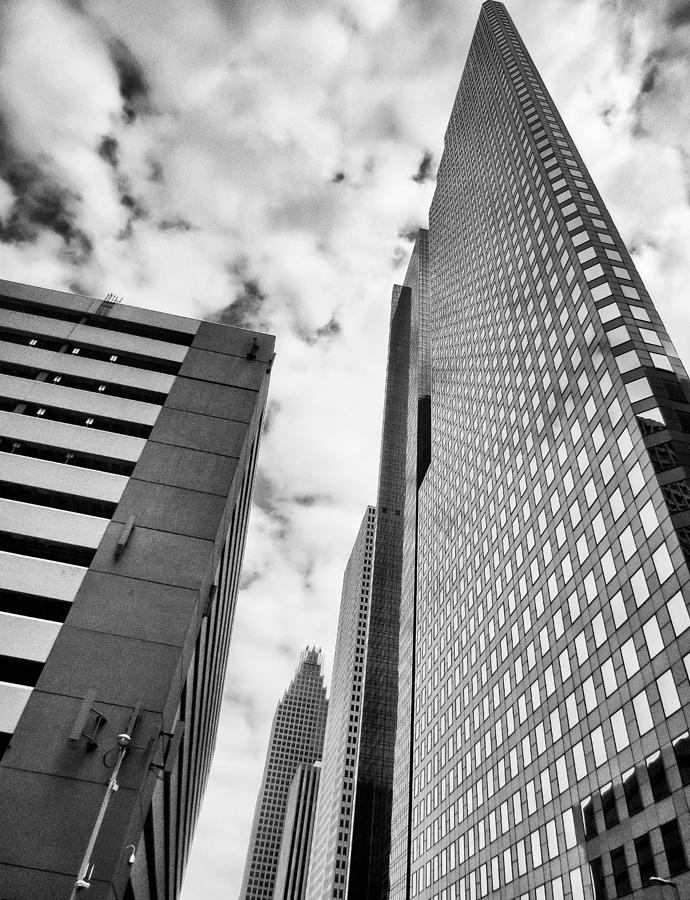 Black and White Monoliths Photograph by Tony Grider