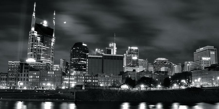 Nashville Photograph - Black and White Nashville by Frozen in Time Fine Art Photography