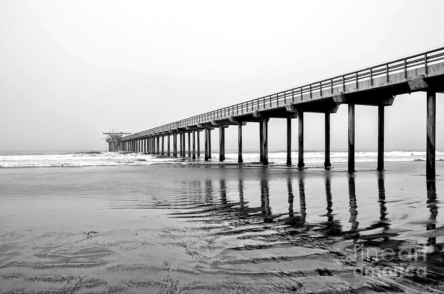 Black and White Pier Photograph by Baywest Imaging | Fine Art America