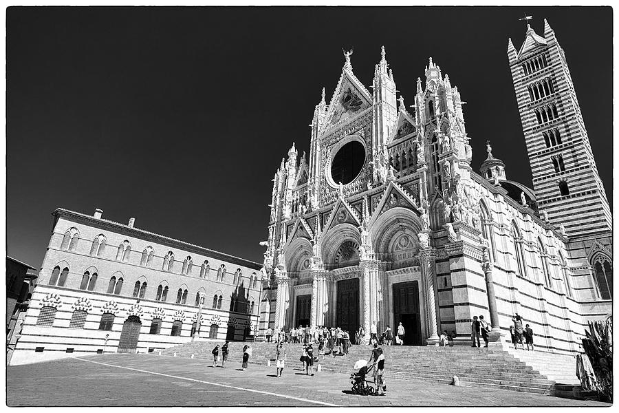 Black And White Siena Cathedral Photograph By Alex Roe - Fine Art America