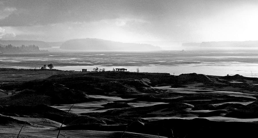 Black and White Symphony - Chambers Bay Golf Course Photograph by Chris Anderson
