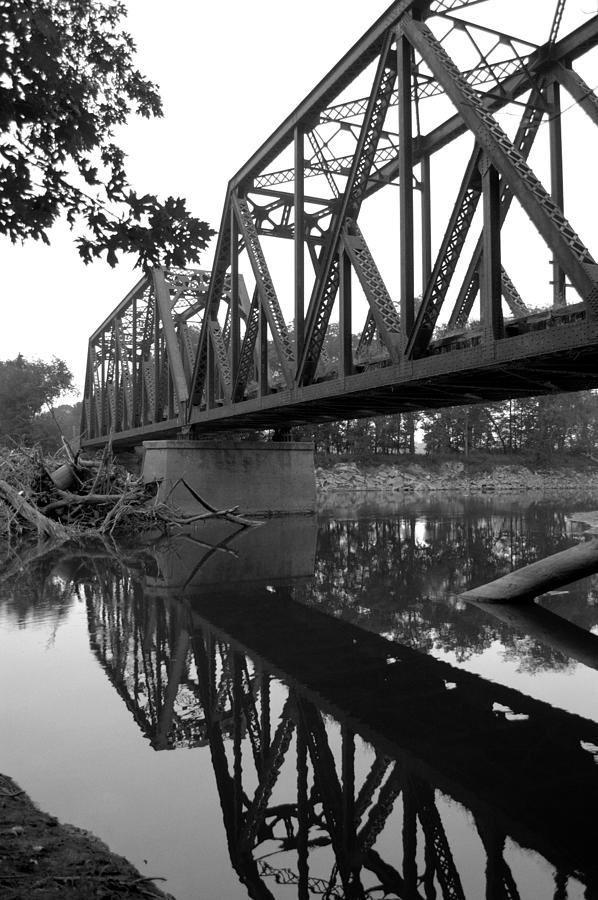 Black And White Trestle Photograph by Bonfire Photography