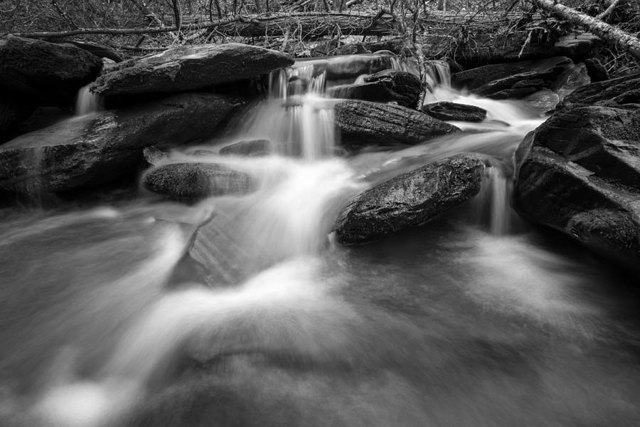 Black and White Waterfall Photograph by Alex Banakas | Fine Art America