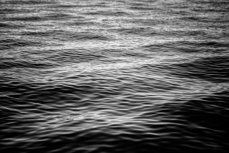 Black And White Photograph - Black and White Waves by Lisa R