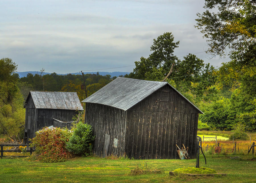 Black Barns Photograph by Larry Helms - Pixels