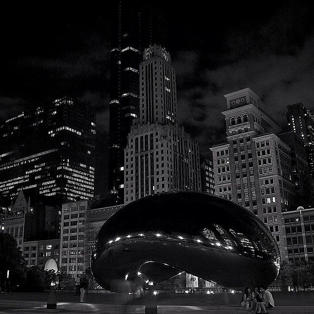 Chicago Photograph - Black Bean by Brian Stoneman