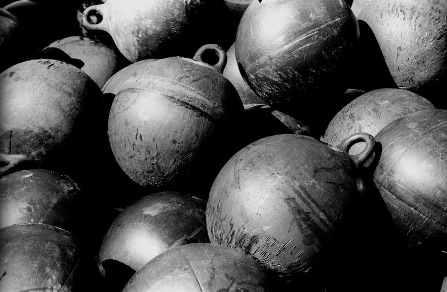 Boat Photograph - Black Buoys Of Eastport by Ross Lewis