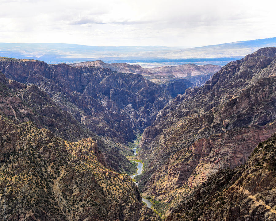 Black Canyon National Forest Canyon River View Photograph by Debbie Karnes