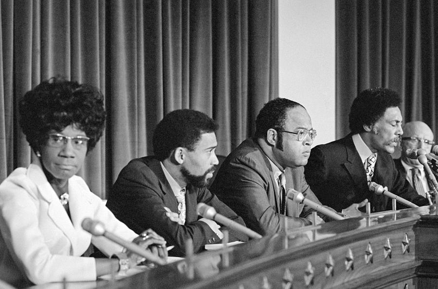 Black Caucus, 1971 Photograph by Granger