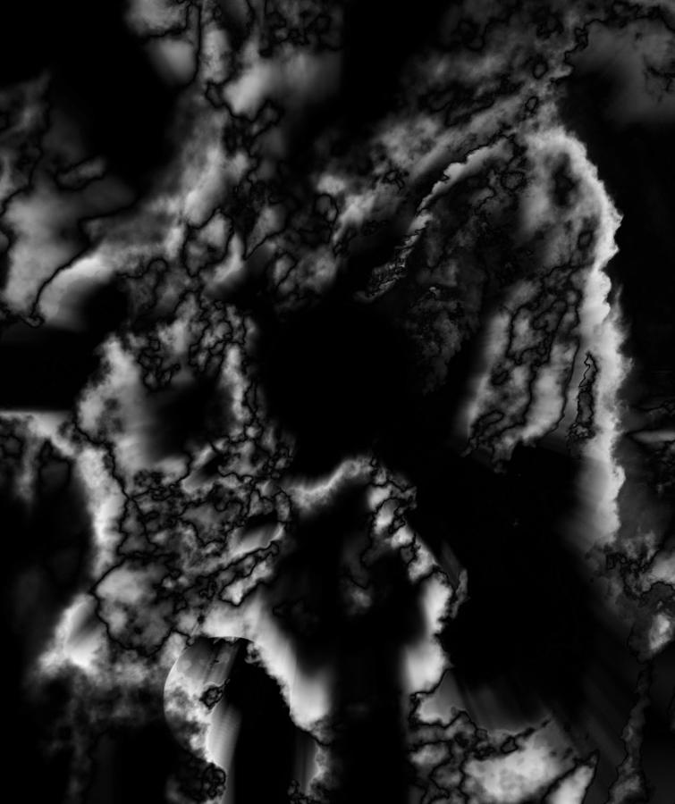 Abstract Photograph - Black Clouds by Tara Miller