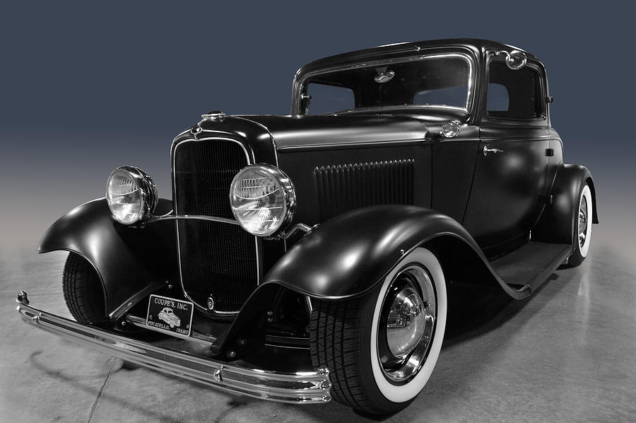 Black Deuce Coupe Photograph by Bill Dutting