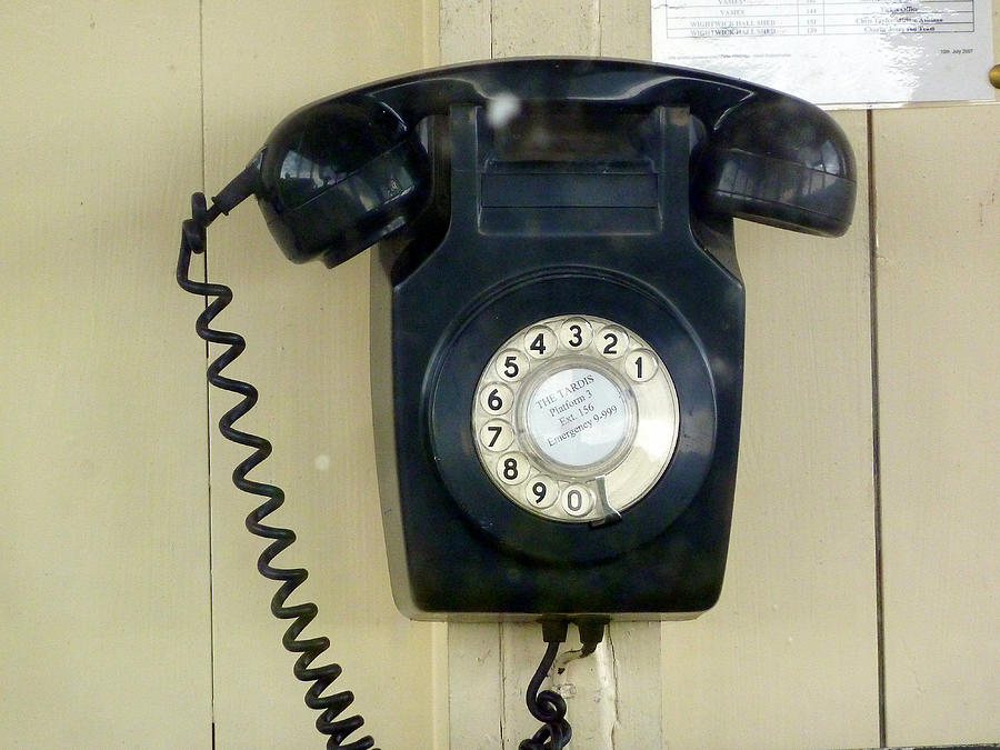 Black Dial Telephone Photograph by Gordon James - Pixels