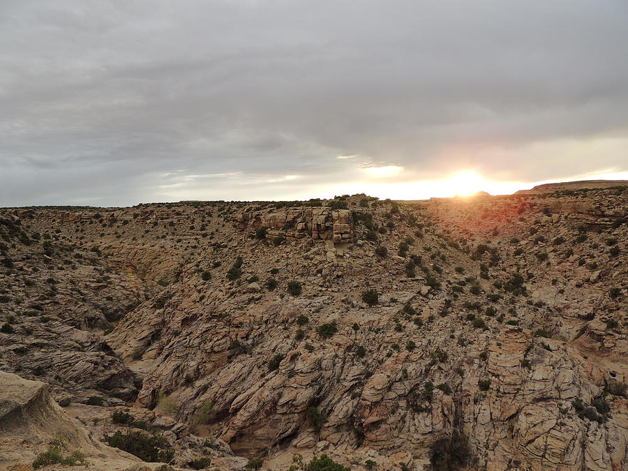 Black Dragon Canyon Sunset 6711 Photograph by Andrew Chambers