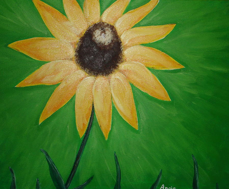 Black Eyed Susan Painting by Angie Butler