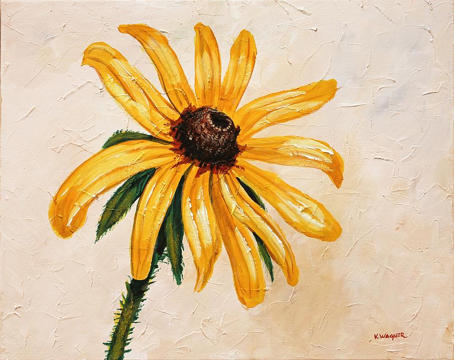 Black Eyed Susan Painting by Karl Wagner