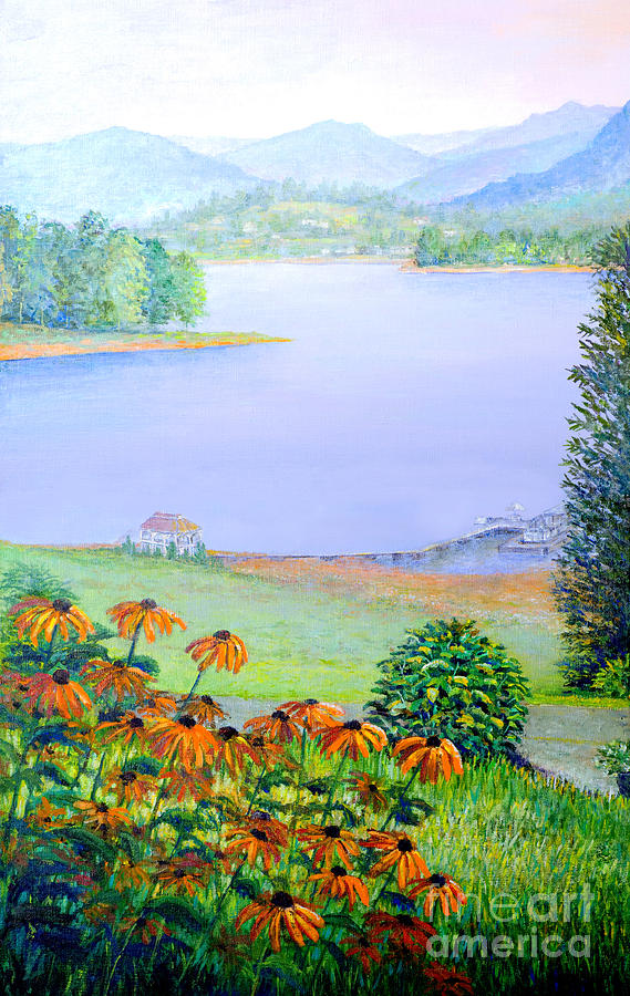Smoky Mountain Summer Painting by Lou Ann Bagnall