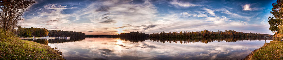 Black Hill Lake Panoramic View Photograph by Alexander Fedin