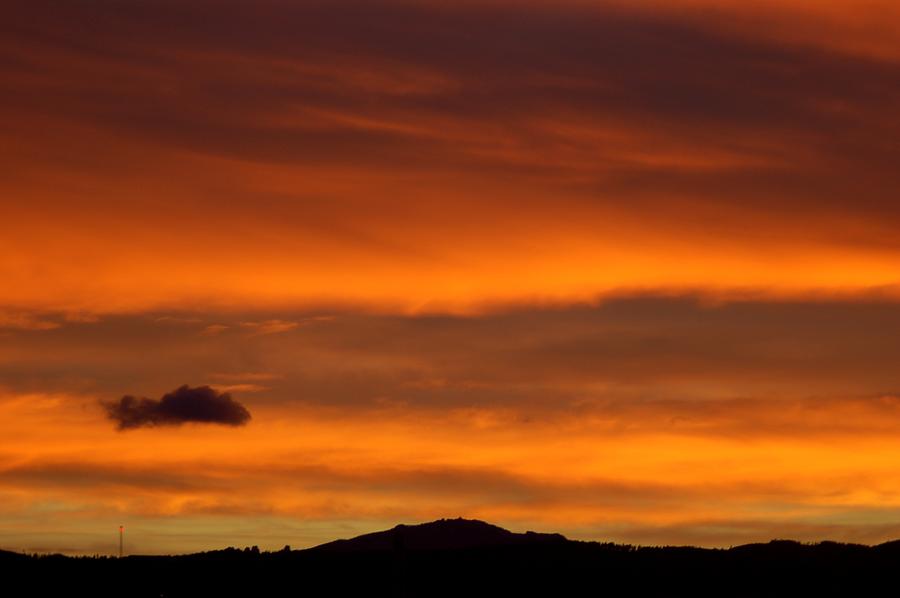 Black Hills Silhouette Photograph by Greni Graph