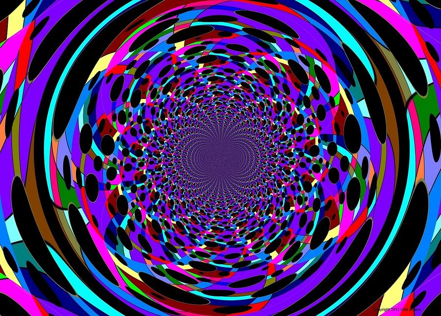 Black Hole in Color Digital Art by George Landers - Pixels