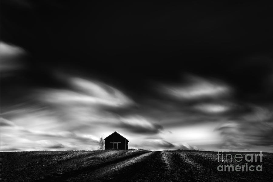 Black And White Photograph - Black House by Dan Jurak