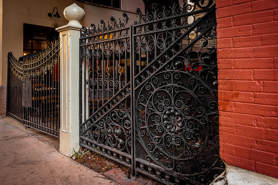 Black Iron and Red Brick Photograph by Melinda Ledsome