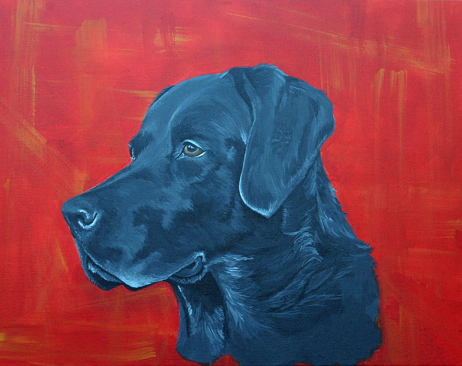 Black Lab Painting by Tracy Cass - Fine Art America