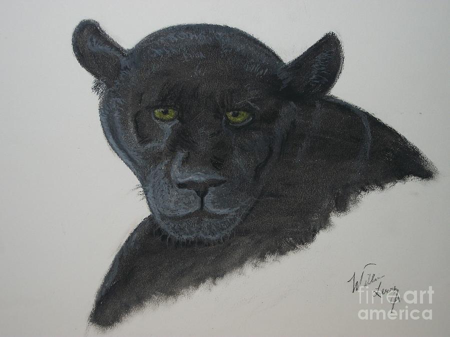 Black Panther Pastel by William Lewis - Pixels