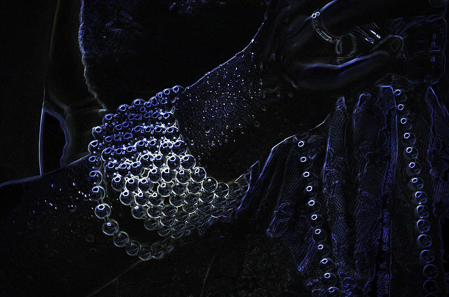 Black Pearls. Black Art Photograph by Jenny Rainbow