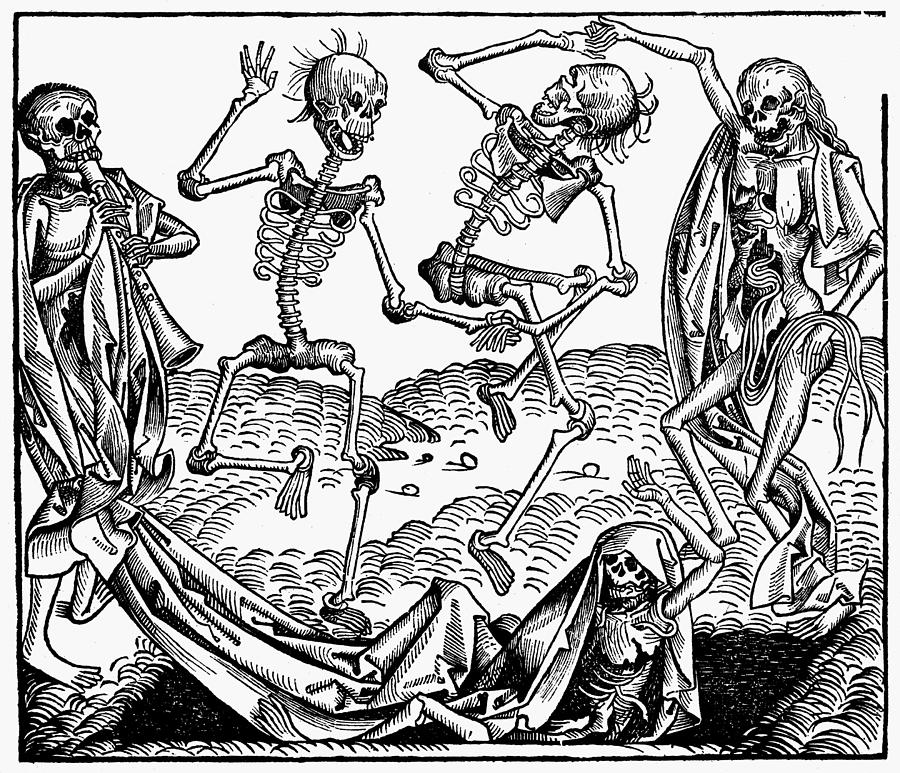 Black Plague, 1493 Painting by Granger Pixels