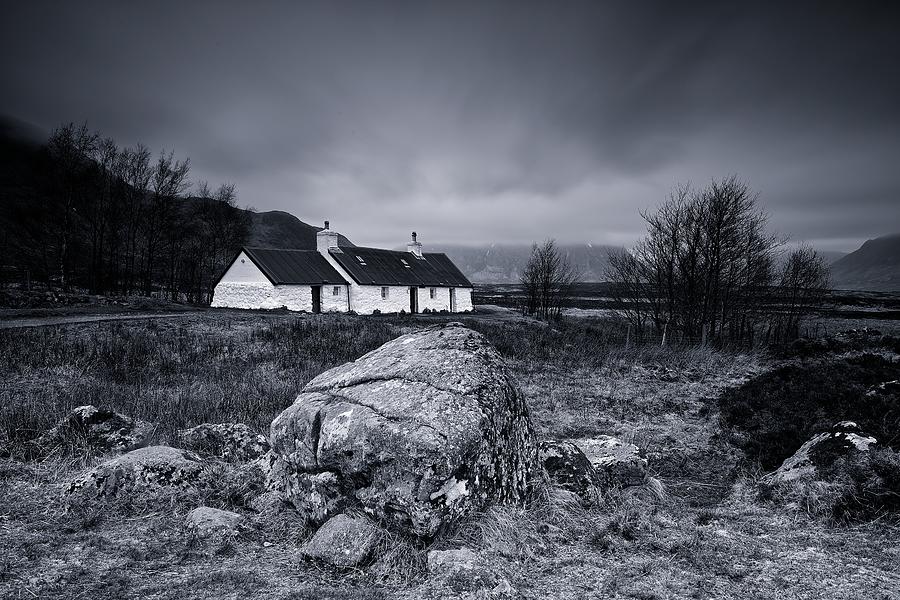 Black Rock Cottage - Glencoe Photograph by Stephen Taylor