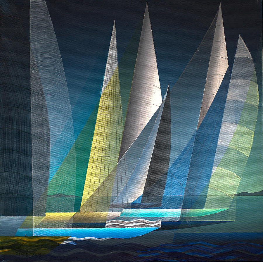Black Sail 2013 Painting by Douglas Pike