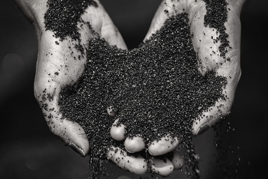 Black Sand Photograph by Eduard Moldoveanu