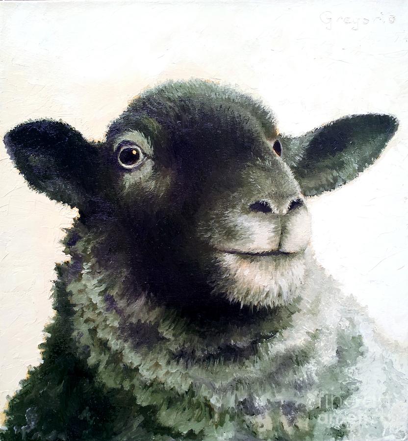 Black Sheep Painting by Gene Gregorio - Fine Art America