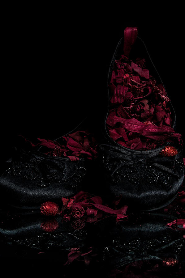 Still Life Photograph - Black shoes by Eje Gustafsson