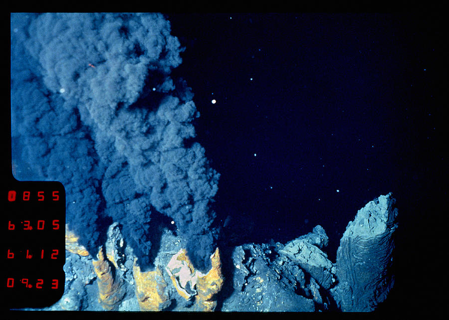 Black Smoker Hydrothermal Vents Photograph by Dr Ken Macdonald/science Photo Library