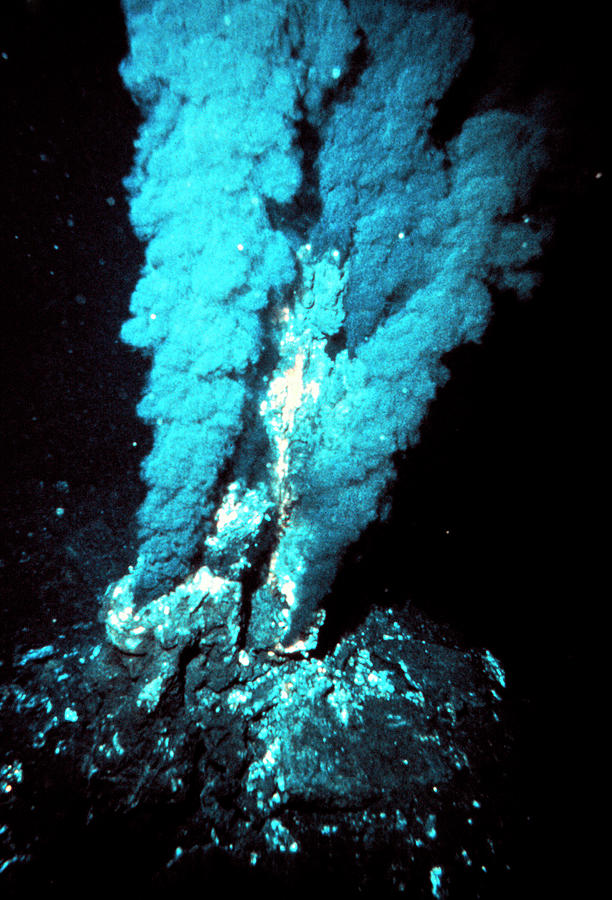 Black Smoker Submarine Vent Photograph by P Rona/oar/national Undersea Research Program/noaa /science Photo Library