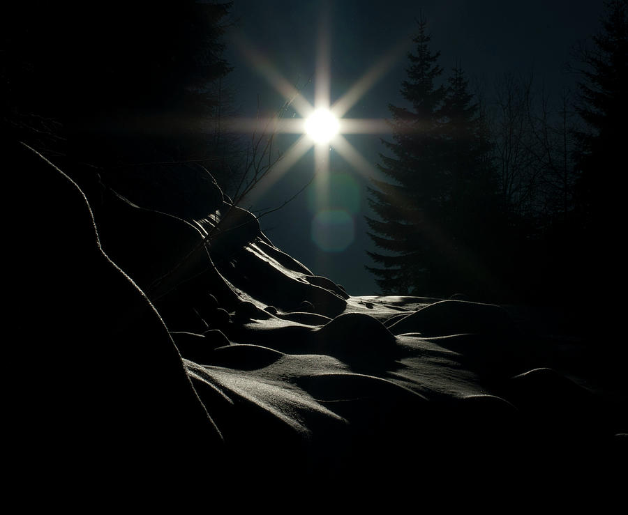 Black Snow Photograph by Twilight Tea Landscape Photography