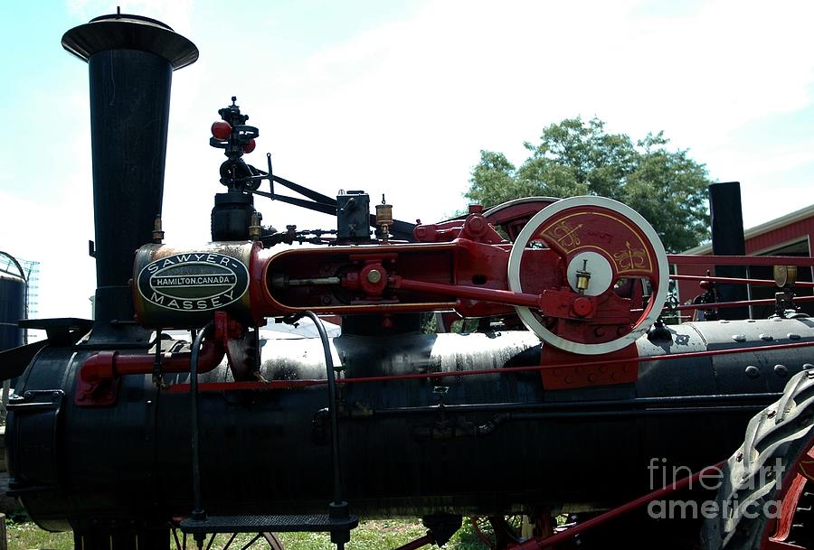 Abstract Photograph - Black Steam Engine by Kathleen Struckle